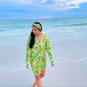 Zara wrap mini dress